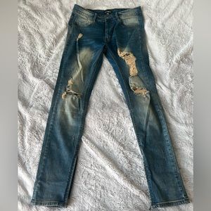 Dark Blue Denim Jeans (Multi-Colored) FOR SELL!